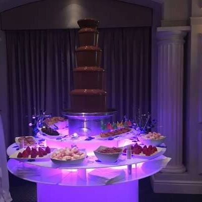 Chocolate Fountain full display London, Surrey, Berkshire