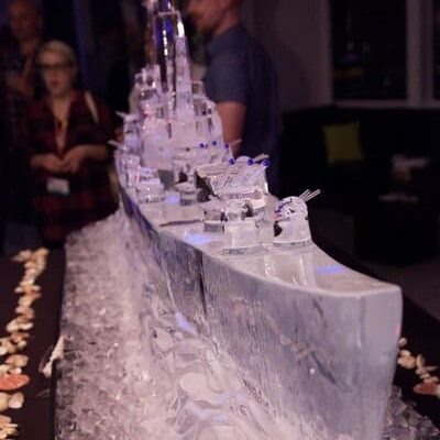 Ice Luge design of a ship