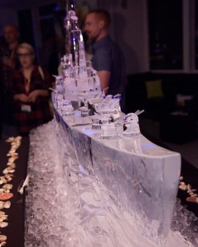 Ice Luge design of a ship