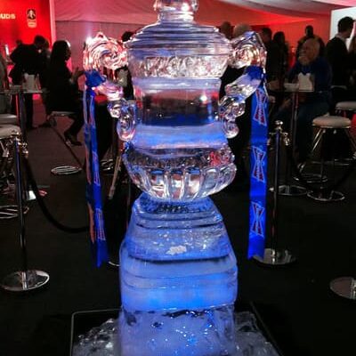 Trophy Ice Luge for party and event