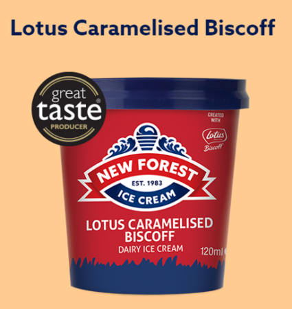 Lotus 120ml Tub Ice Cream