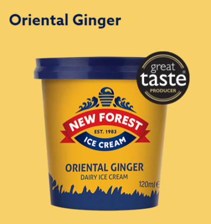 Oriental Ginger 120ml Tub Ice Cream