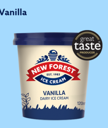 Vanilla 120ml Tub Ice Cream